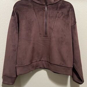 All in Motion Chocolate Brown Pullover